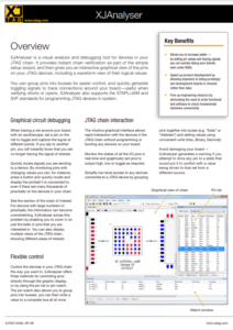 XJAnalyser Product Sheet